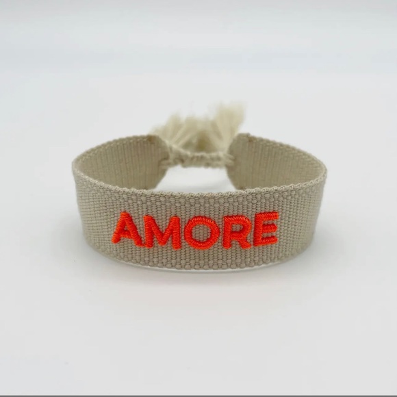 Amore Tan & Orange Bracelet - Picture 2 of 2